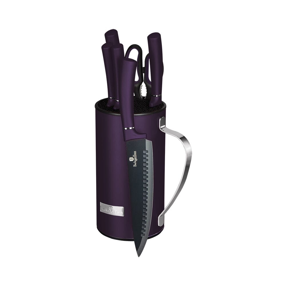 Berlinger Haus 8-Piece Knife Set with Acrylic Stand, Purple Collection - On  Sale - Bed Bath & Beyond - 34138338